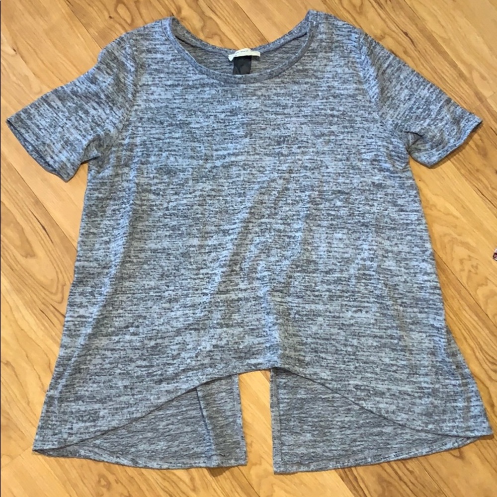 Grey Speckled Oversized Tee